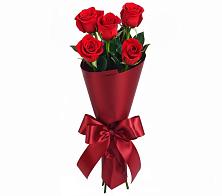 Букет 5 Красных роз Эдлесс Лав в Чупряково