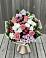 Букет цветов из: Альстромерии, Гвоздики, Розы и Хризантемы в Чупряково