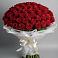Букет 101 Красная роза Блэк Мэджик в Чупряково