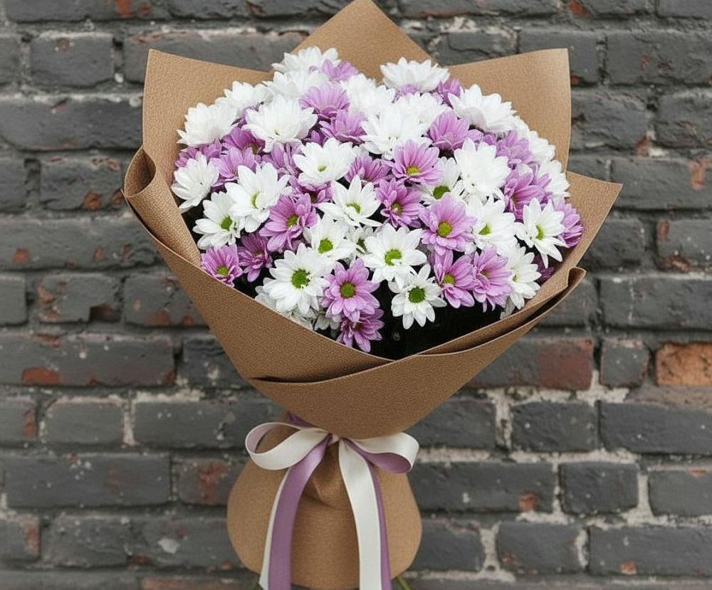 Букет цветов из: Хризантемы в Чупряково