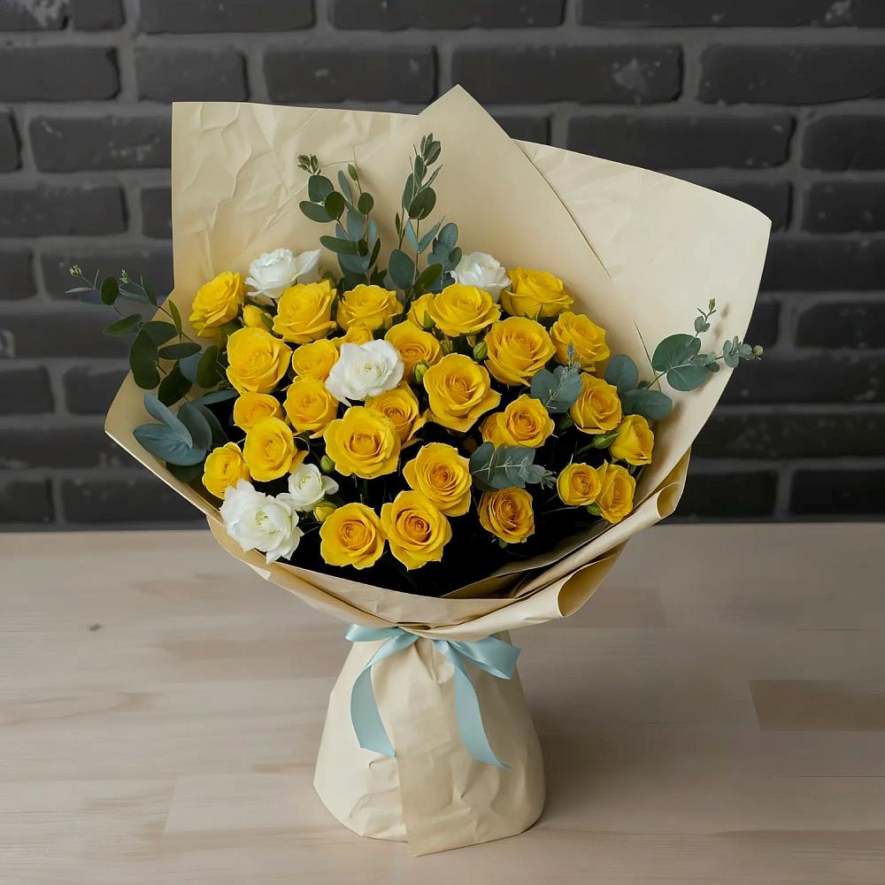 Букет цветов из: Розы в Чупряково