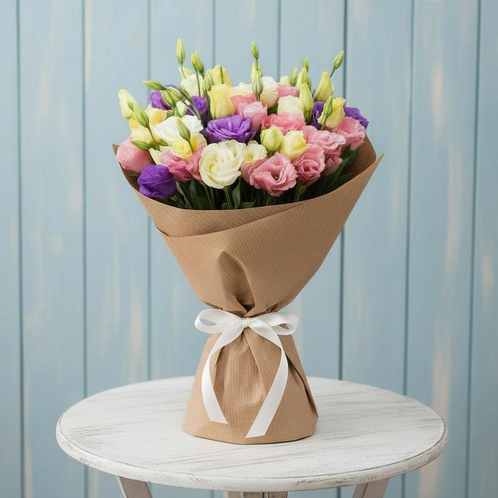 Букет цветов из: Лизиантусы в Чупряково