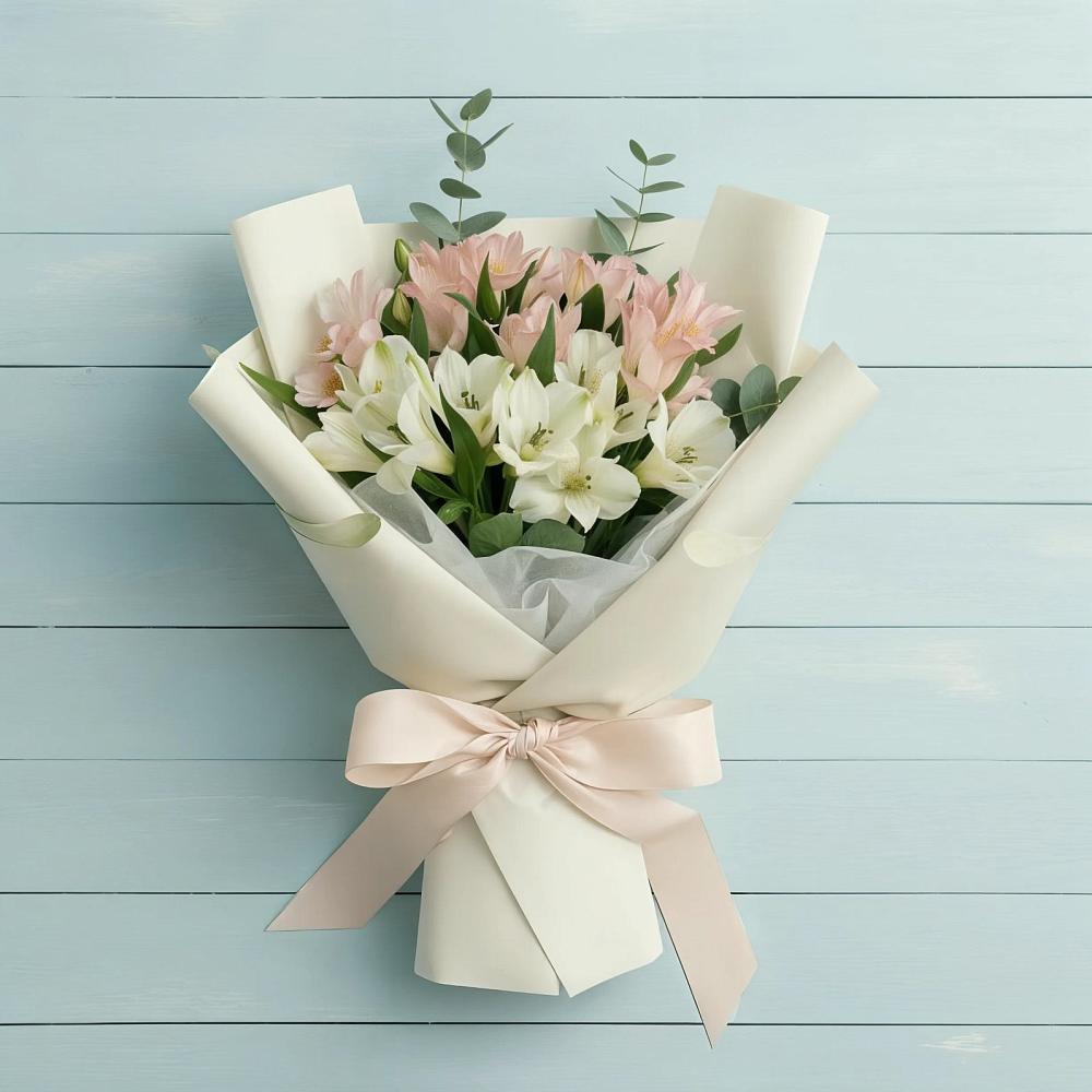 Букет цветов из: Альстромерии в Чупряково