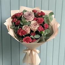 Букет цветов из:  Гвоздики и Розы #REPLACE_PRED# Чупряково