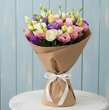 Букет цветов из:  Лизиантусы в Чупряково