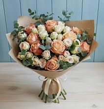 Букет цветов из:  Альстромерии и Розы #REPLACE_PRED# Чупряково