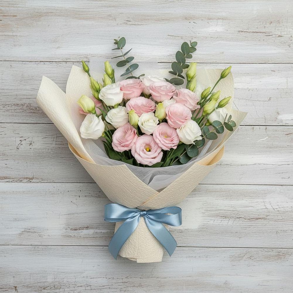 Букет цветов из: Лизиантусы в Чупряково